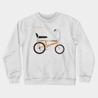 Classic Raleigh Chopper Mk1 10 Speed in Pumpkin Orange Crewneck Sweatshirt